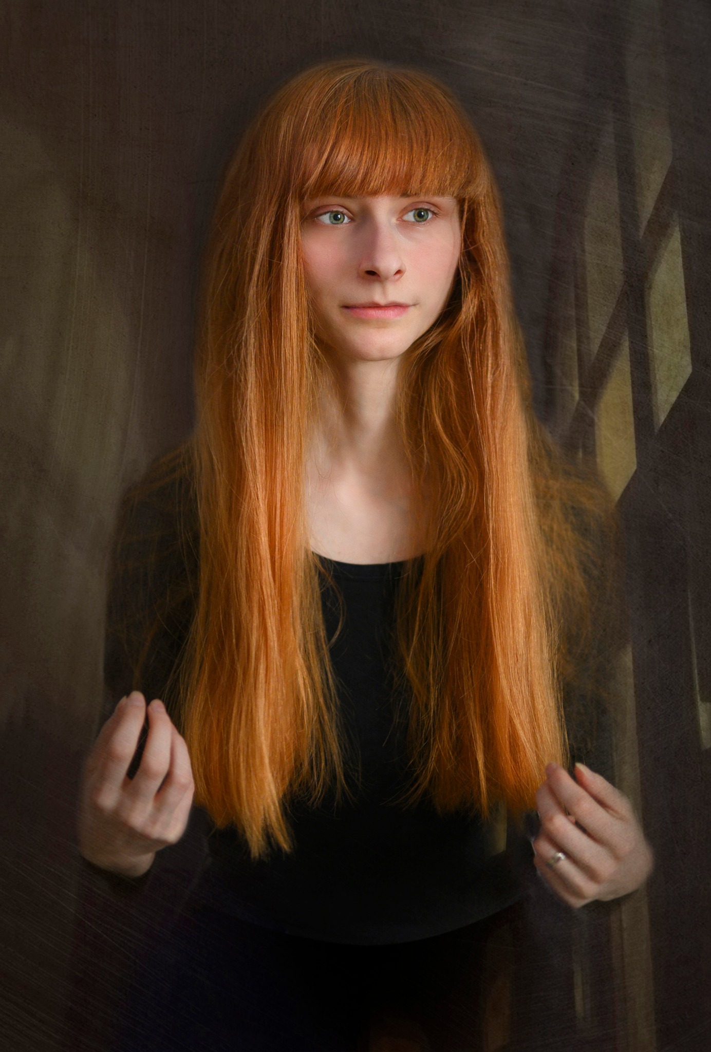 Portret studyjny — pełna sylwetka